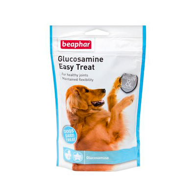 تشویقی اسنک گلوکزآمین سگ بیفار مدل(Beaphar Glucosamine Easy Treat for Dogs) با وزن 150 گرم