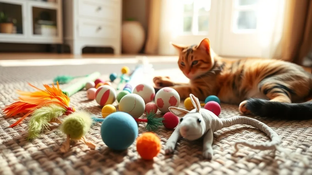 بهترین اسباب بازی برای گربه