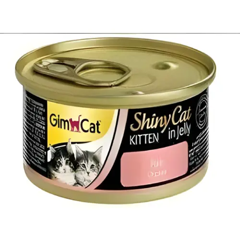 کنسرو گربه جیم کت مدل Kitten Chicken