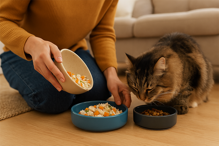 غذای گربه خانگی