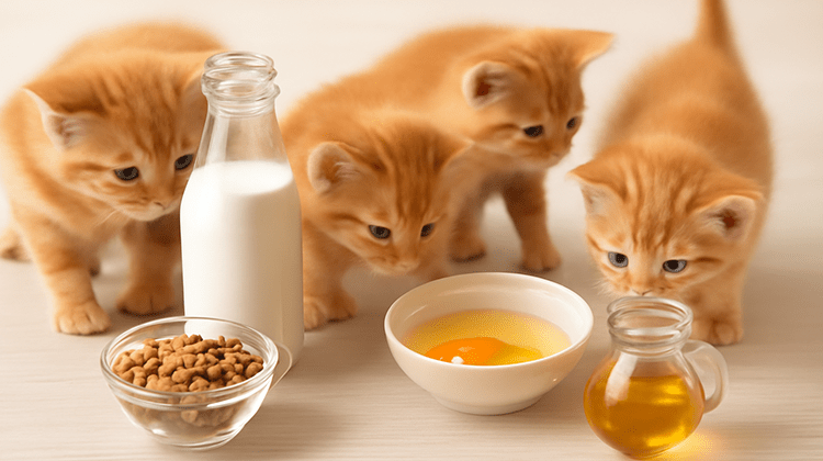 طرز تهیه شیر خشک برای بچه گربه