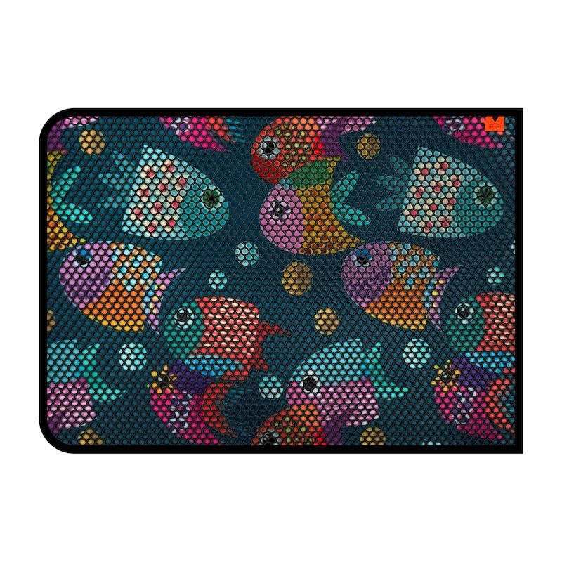 مت خاک گربه برند تادو طرح ماهی آبی